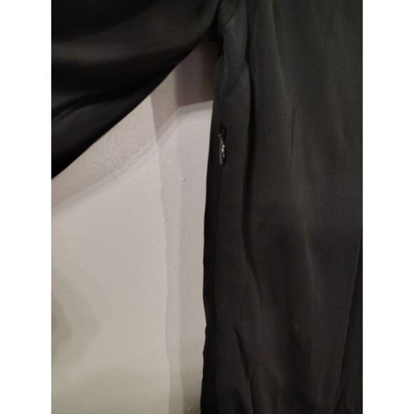 Garnet Hill Shift Beaded Dress Black Women Size 4 V Neck 3/4 Sleeves - Picture 9 of 9